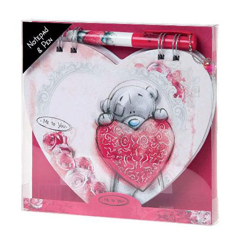 Sketchbook Heart Shaped Me to You Bear Notebook & Pen £6.99